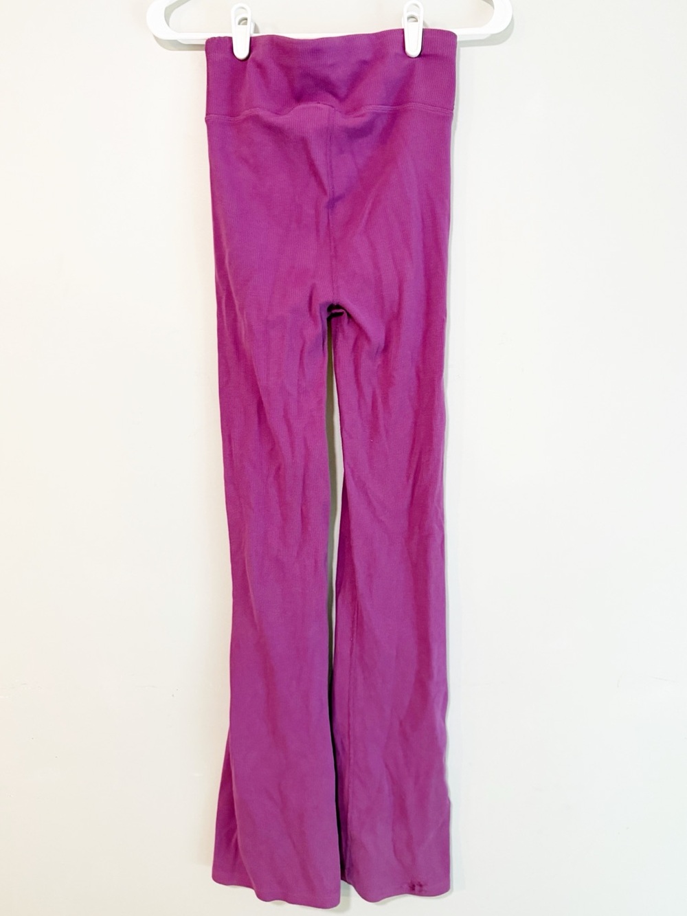 Pact karissa ribbed bootcut leggings purple size small - Picture 4 of 5